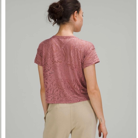 Lululemon Cates Tee *Veil Spiced Chai Size 10 - Picture 2 of 6